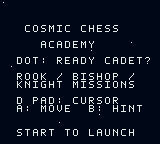 Cosmic Chess Academy title screen